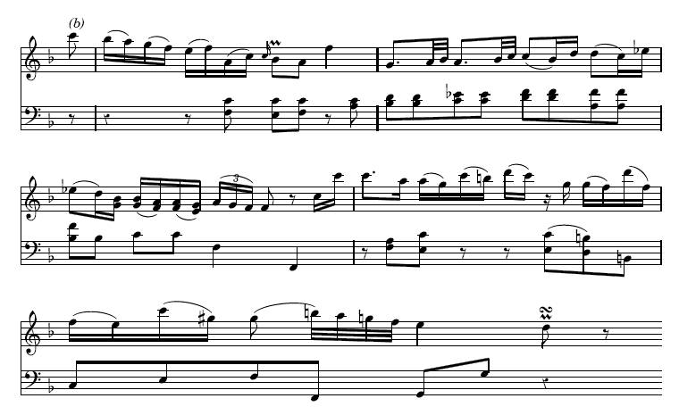 C.P.E. Bach, Sonata 1